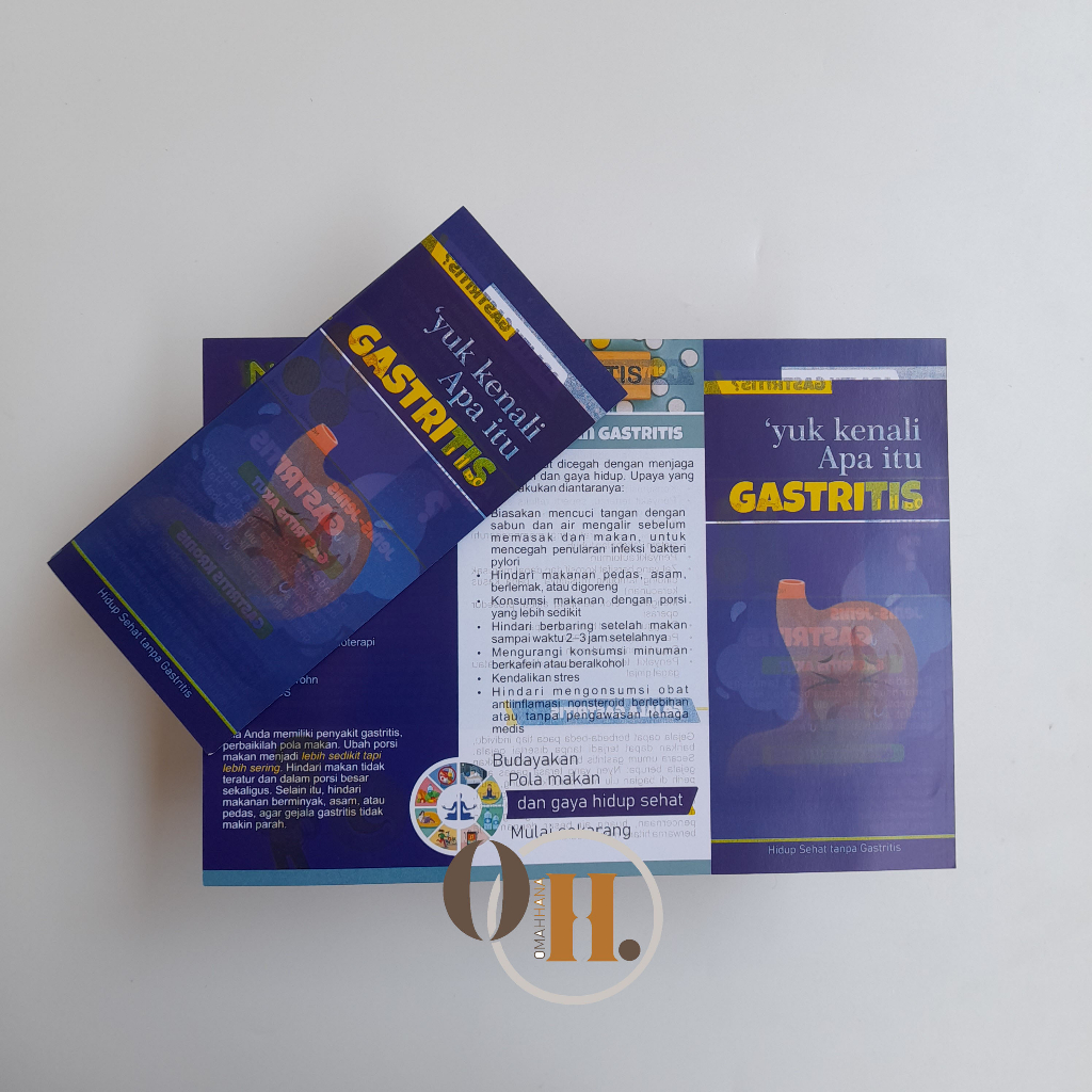 

Leaflet Gastritis, Brosur Edukasi Gastritis dan Gangguan Lambung