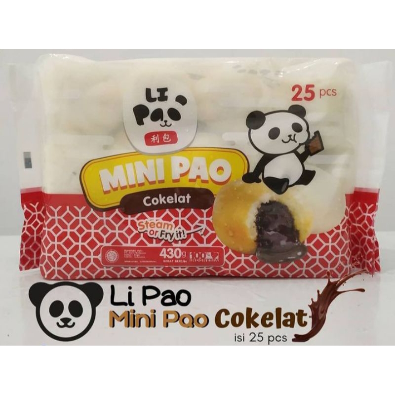 

lipao minipao/bapao coklat