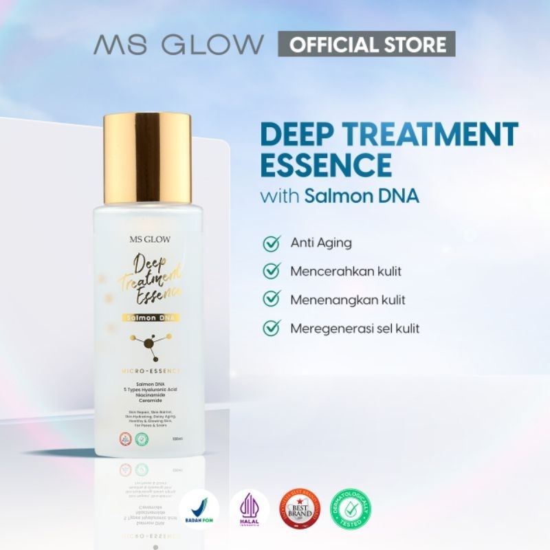 MS GLOW - DEEP TREATMENT ESSENCE SALMON DNA - 100 ML