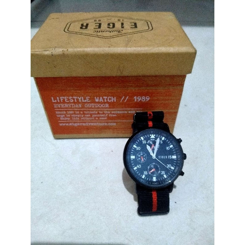 jam tanngan eiger second