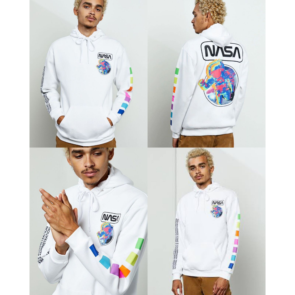 NASA Hoodie Black or white