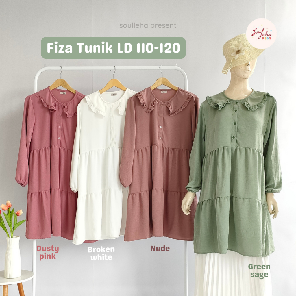 Soulleha Tunik Crinkle Airflow Premium LD 110-120