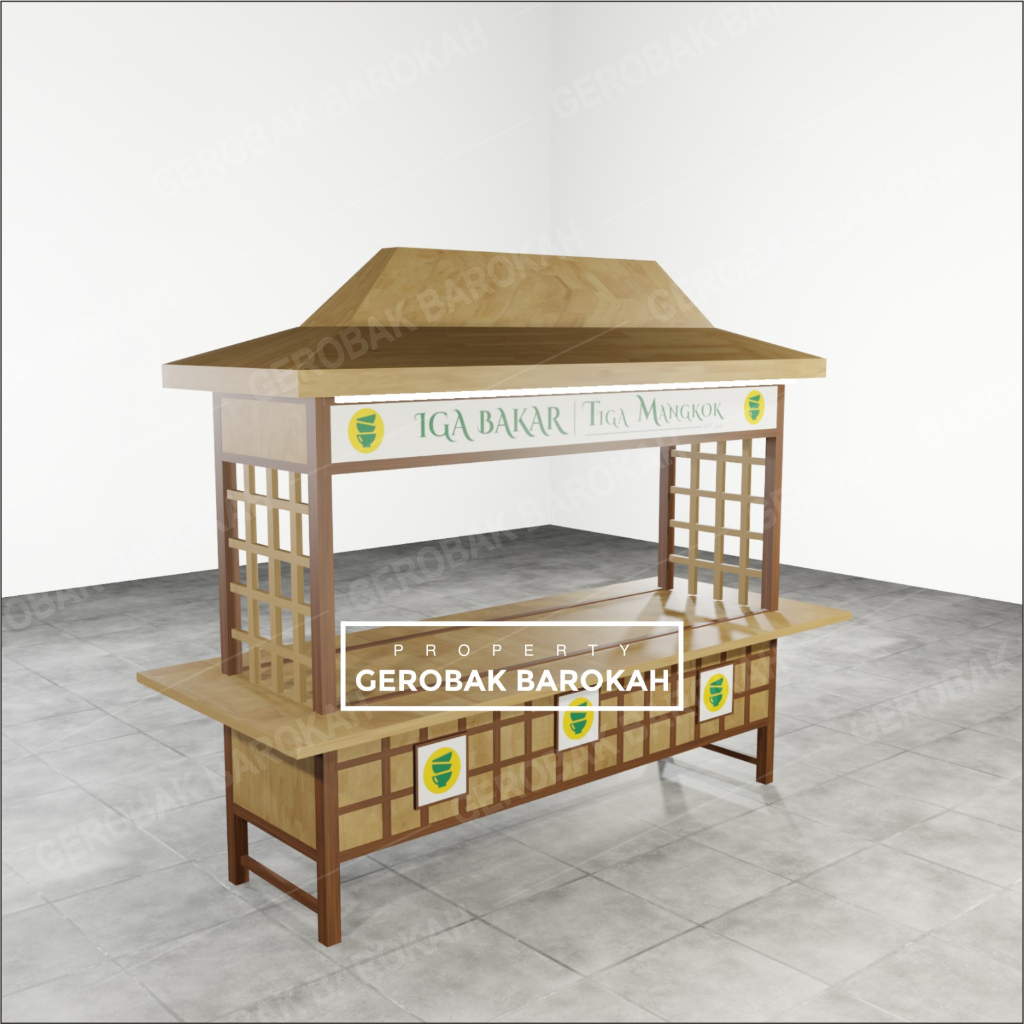 Gerobak Jepang Kekinian / Rombong Angkringan Joglo