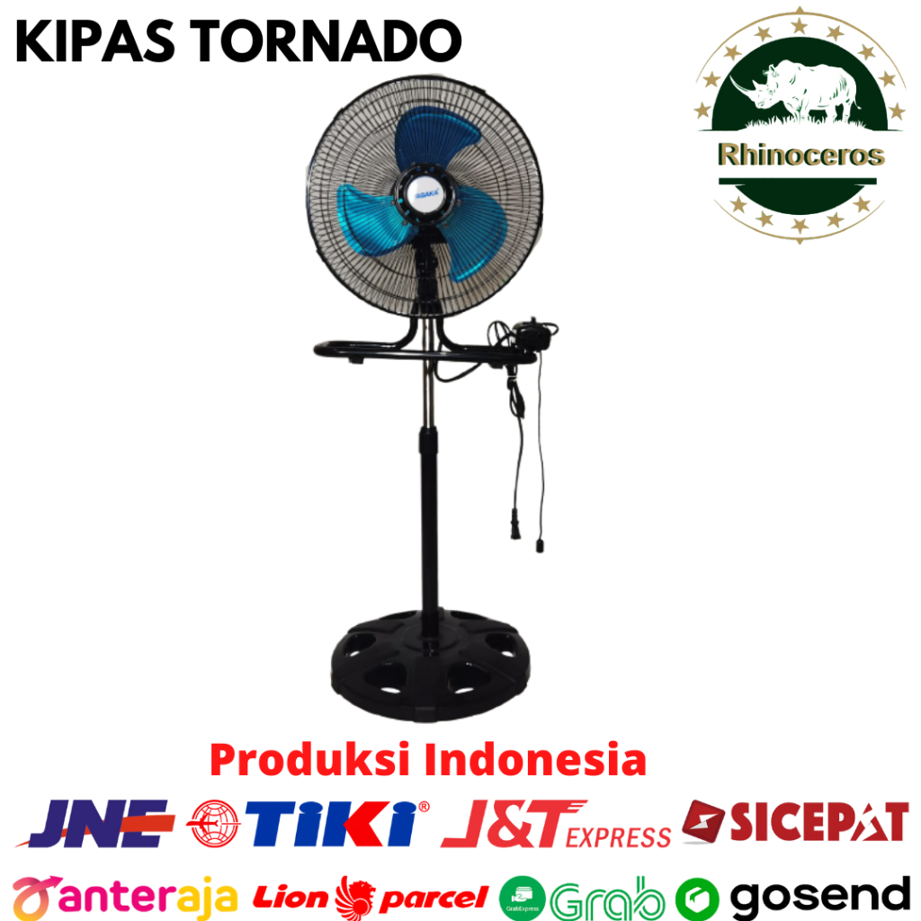 Kipas Angin Tornado Besi 3in1 12Inch Stand Fan Desk Fan Wall Fan-1218