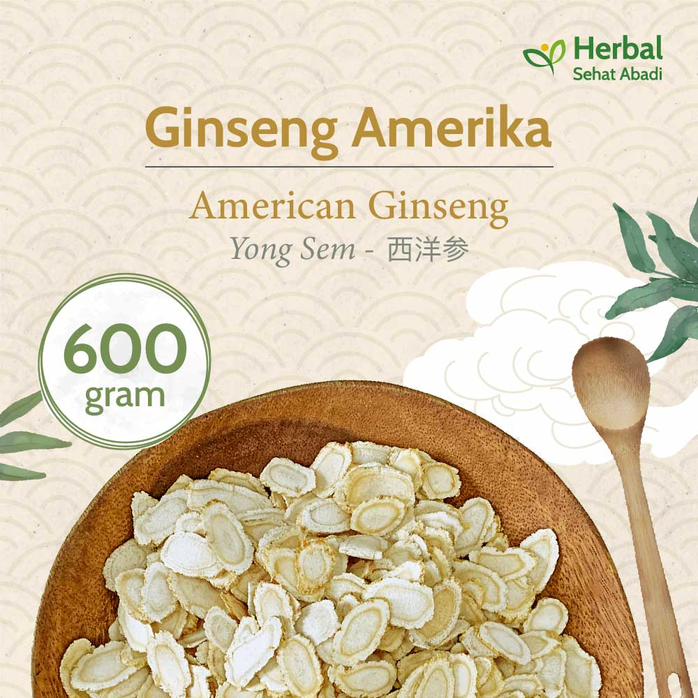 

American Ginseng Iris 600 gram (西洋参) / Yong Sem / Ginseng Amerika