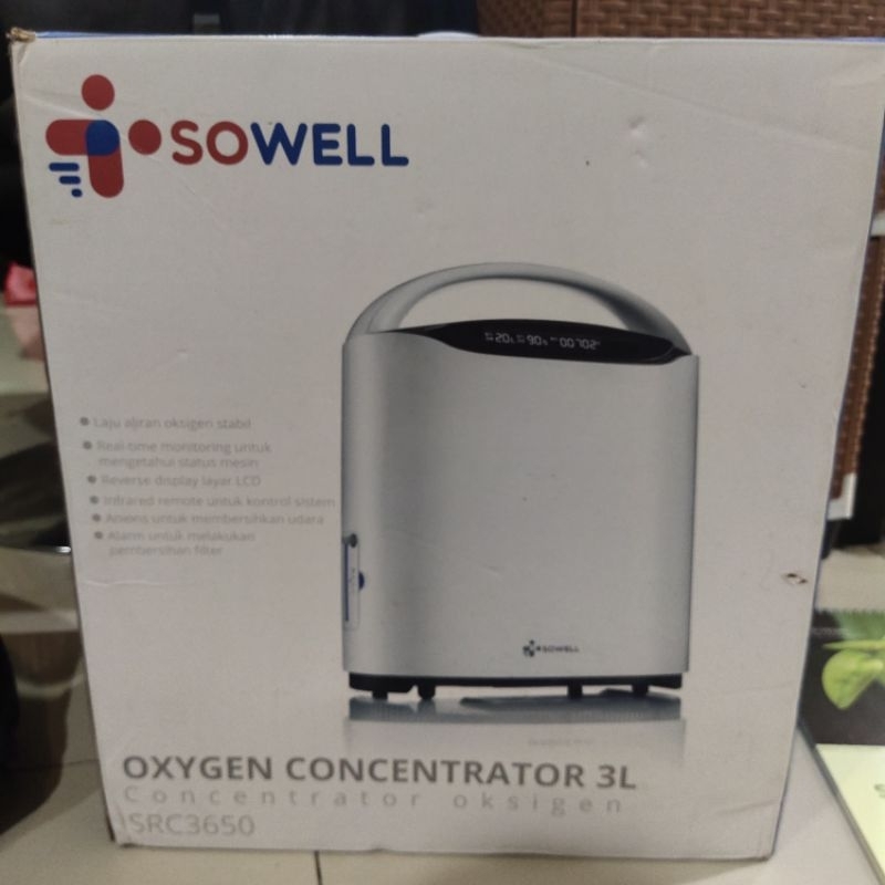 SALE SOWELL OXYGEN CONTETRATOR 3 L