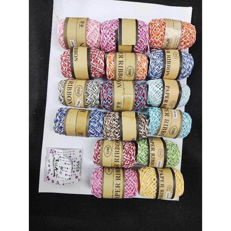 

Tali kertas warna gradasi/sembur