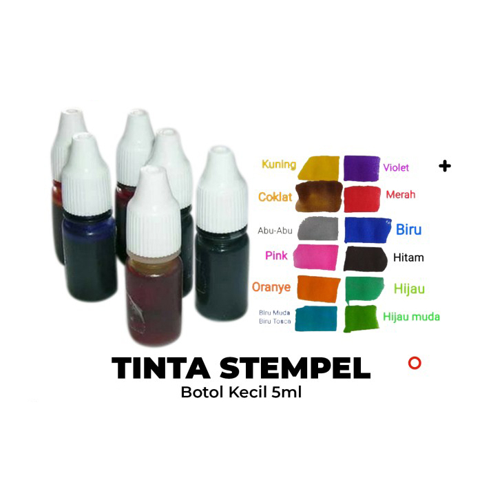 

TINTA STEMPEL WARNA 5CC / 5ml