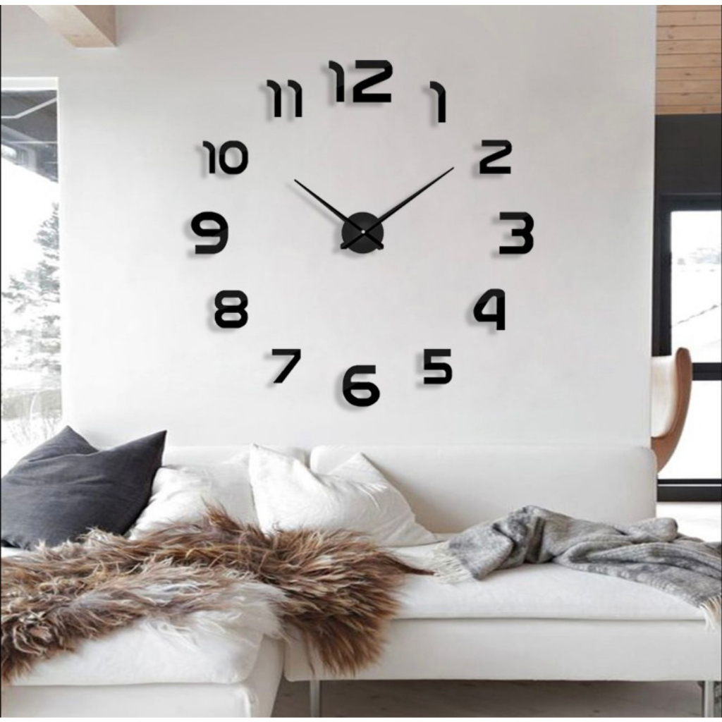 Jam Dinding Besar Diameter 80-130CM / Jam Dinding Aesthetic / DIY Giant Wall Clock