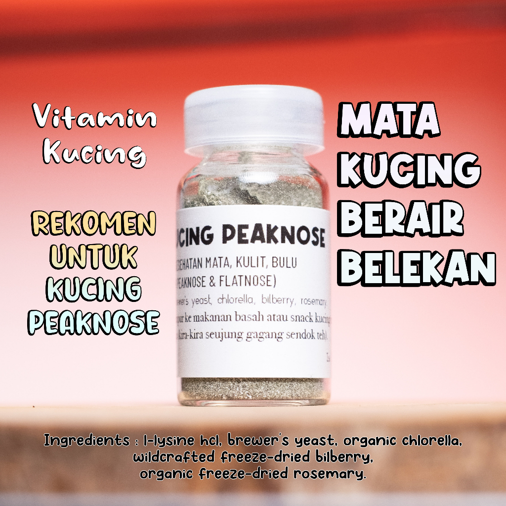 Vitamin Bubuk Kucing Peaknose (Mata Berair & Belekan) Termurah