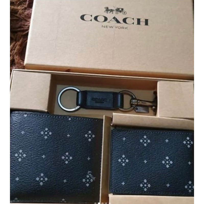 Coach Wallet 3 In 1 Gift Set Wallet (F 73118)