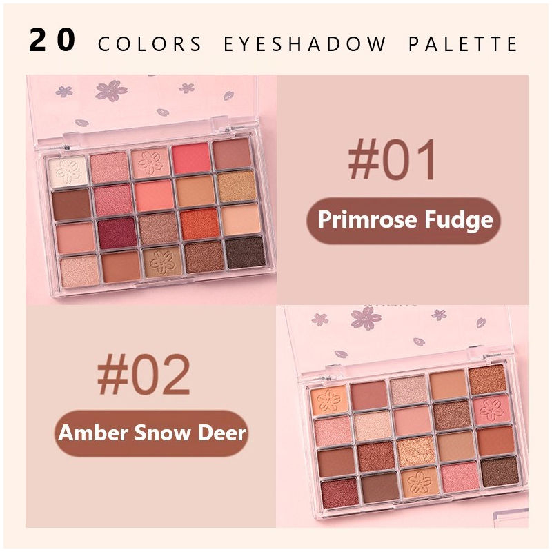 Beauty Jaya - Eyeshadow Popfeel 40 Warna Matte Eye shadow Palatte Shimmer