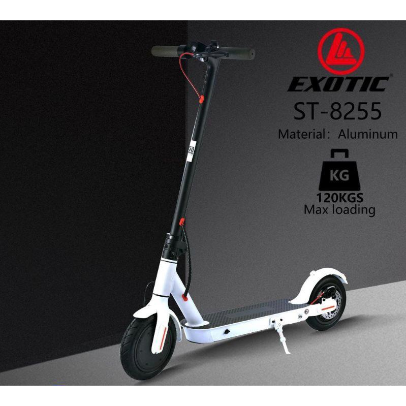 Scooter Electric Exotic ET 8255 Alloy / Skuter Listrik Exotic ET 8255 Alloy / Otoped Listrik Exotic 