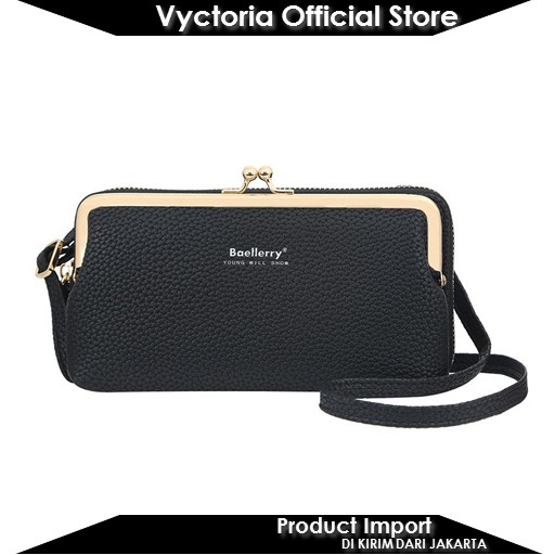 (COD) Vyctoria VOS8599 Tas Dompet Selempang BAELLERRY Wanita Cantik Import CR7578 JTF8599 GT1714 7578 8599 1714