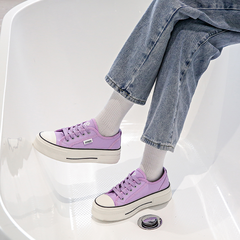 Favorite &quot;FREE BOX&quot; (Size 37 - 41) Aerin Sepatu Wanita Canvas Bertali kasual Fashion Import Korea 9178