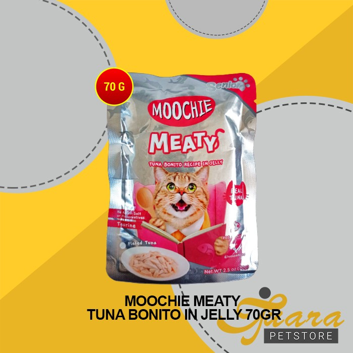 Makanan Basah Kucing Moochie Wet Food Pouch Sachet 70 Gram