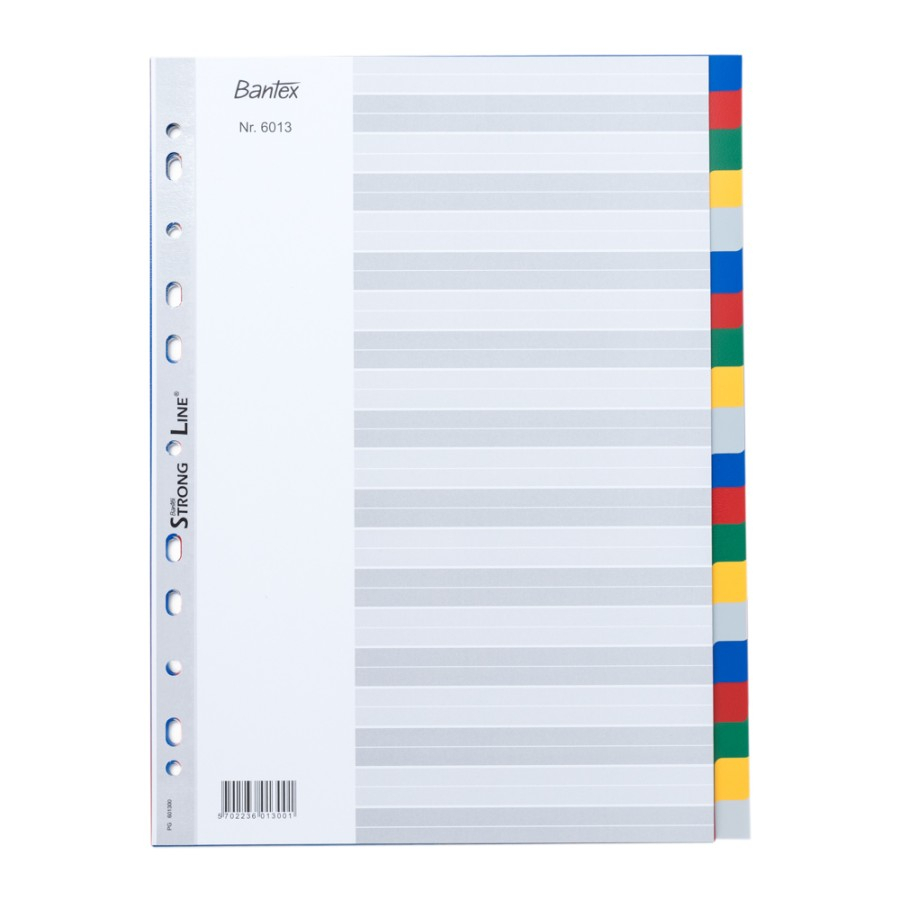 

Bantex 6013-00 PP Colour Divider A4 20 Divider ( 1 Set - 20 Pcs ) ( IRRA STORE )