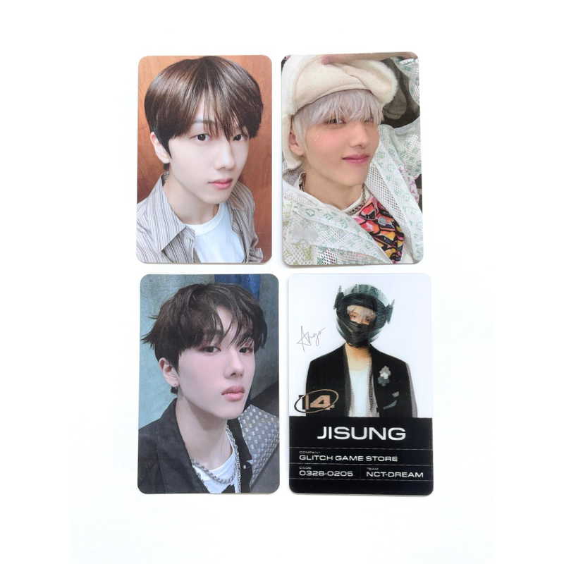 WANT TO SELL // WTS NCT DREAM JISUNG PHOTOCARD (JISUNG PORORO/DIGIPACK GLIMO, MERNEL, JEWEL UNIVERSE