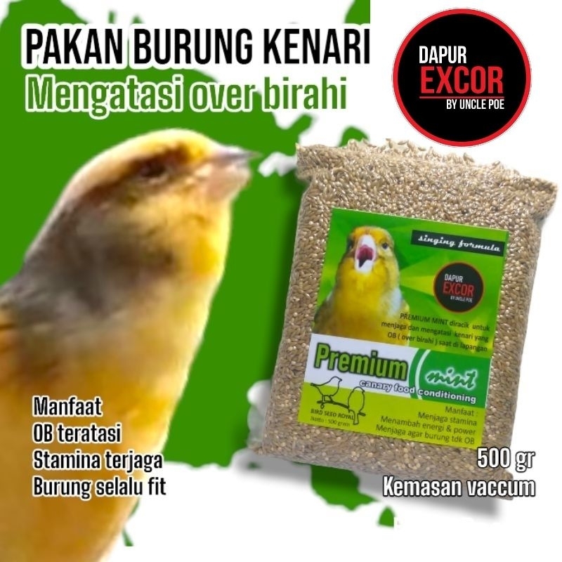 Pakan Penurun Over Birahi Lovebird Kenari Penstabil Birahi - 500gr