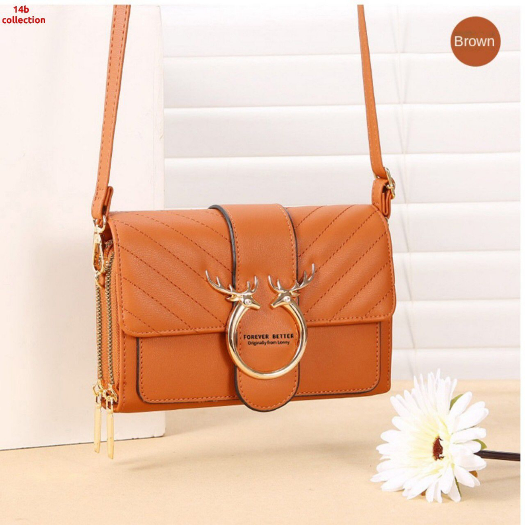 Tas wanita Sling bag Tas selempang wanita Tas sling bag wanita import Tas wanita terbaru Tas selempang wanita korea Sling