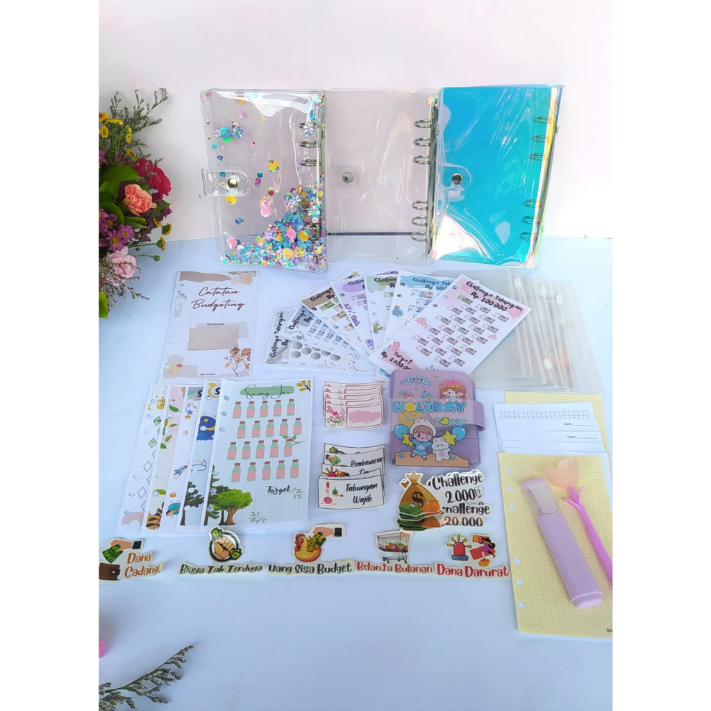 

A6 Paket BEST SELLER (Ziplock 10pcs) Binder Budgeting SUPET Kumplit