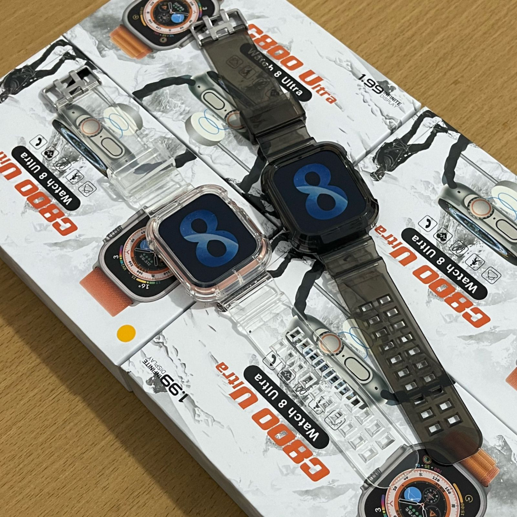 [sw]Strap Transparan Smartwatch T500 T55 T500 Plus Iwatch