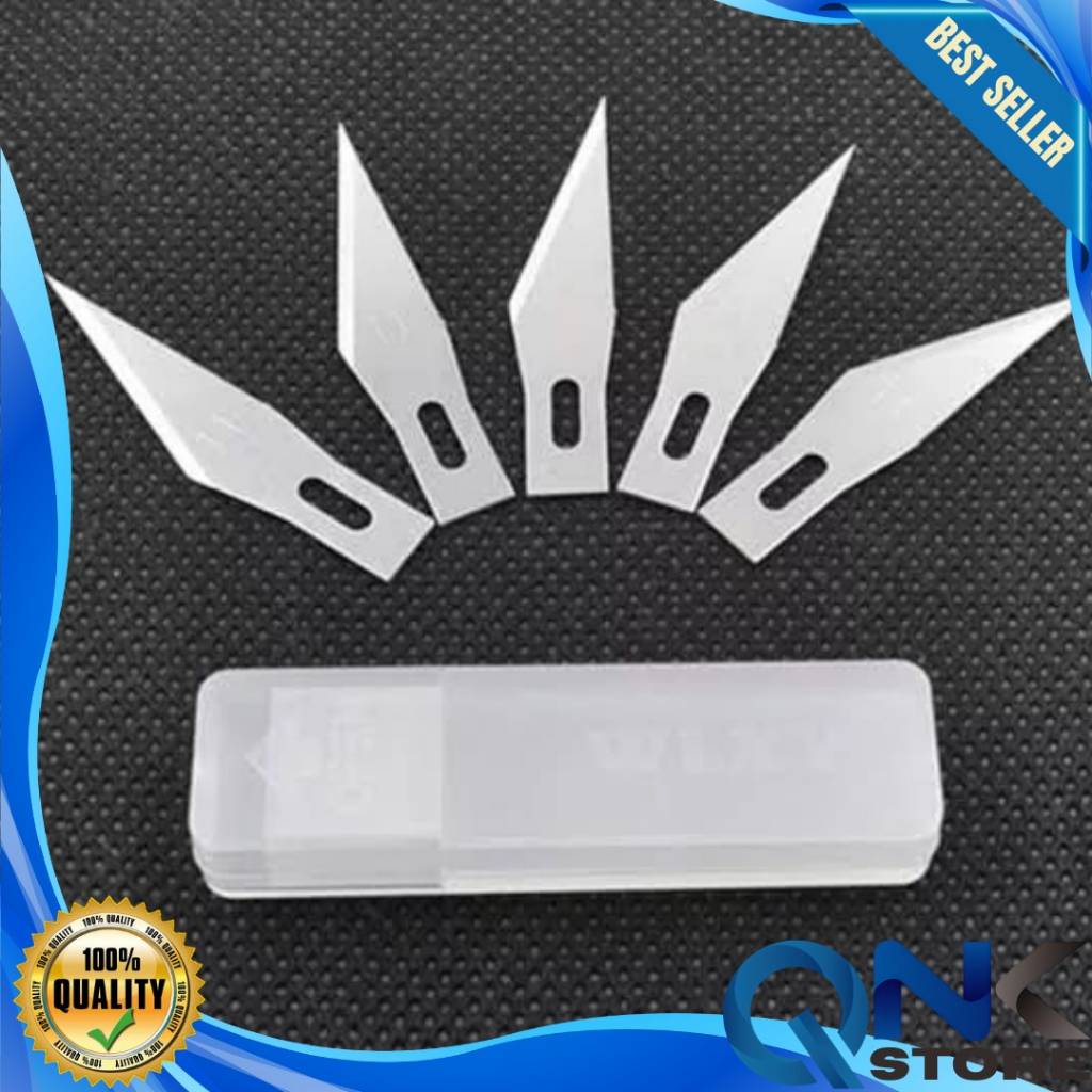 Refill Blade untuk Pen Cutter - Art Knife isi 10 Pcs