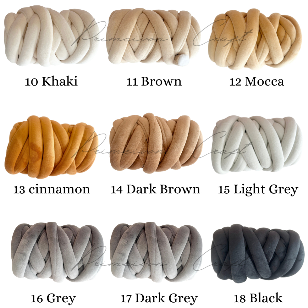 Benang rajut CHUNKY VELVET yarn CVT1