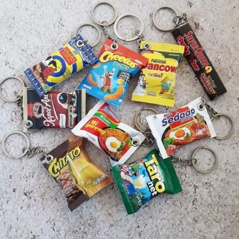 Gantungan Kunci Snacks Gantungan Kunci Makanan Ganci Snacks Ganci Makanan Gantungan Kunci Snack Ganci Snack Gantungan Kunci Miniatur Ganci Miniatur