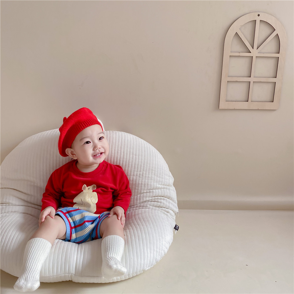 TOPI BARET ANAK CEWEK KOREA CAP PELUKIS PEREMPUAN FASHION KIDS KUPLUK RAJUT SELBGRAM TERBARU