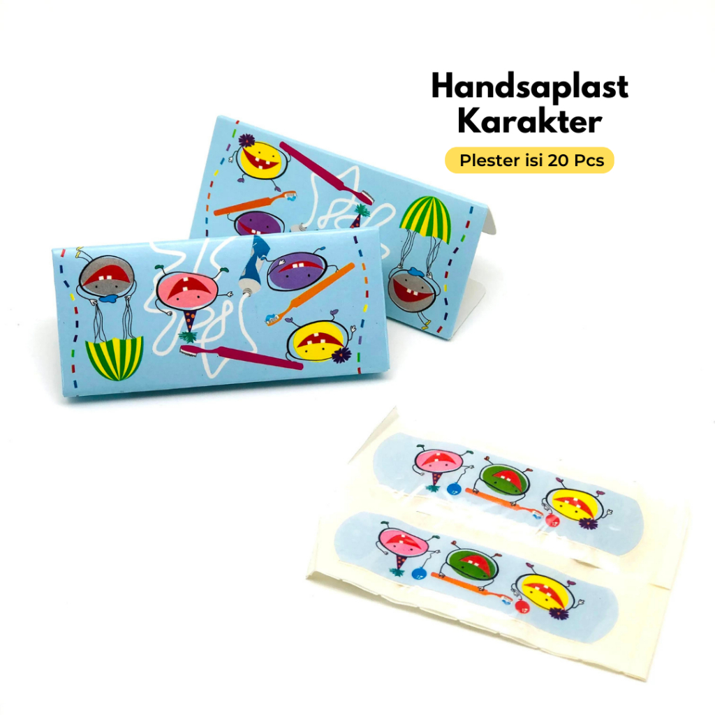 Hansaplast Plester Luka Anak ISI 20 PCS Karakter Lembar Lucu / Motif Kpop Kartun