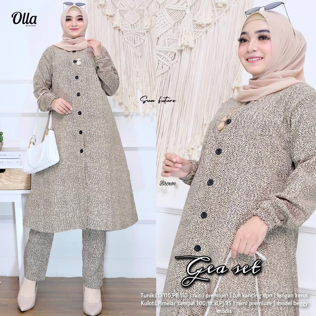 [FREE GIFT] NEW SET WANITA GEA SET BY OLLA