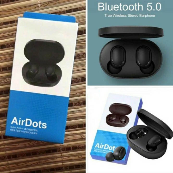 Galaxysacc - Airdots TWS Headset Bluetooth 5.0 Wireless Earphone Stereo Bass Airdots