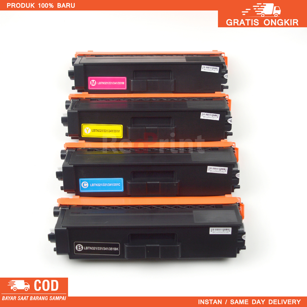 Toner Cartridge TN-351 Compatible Printer HL-L8250CDN, HL-L8350CDW, MFC-L8850CDW, MFC-L9550CDW