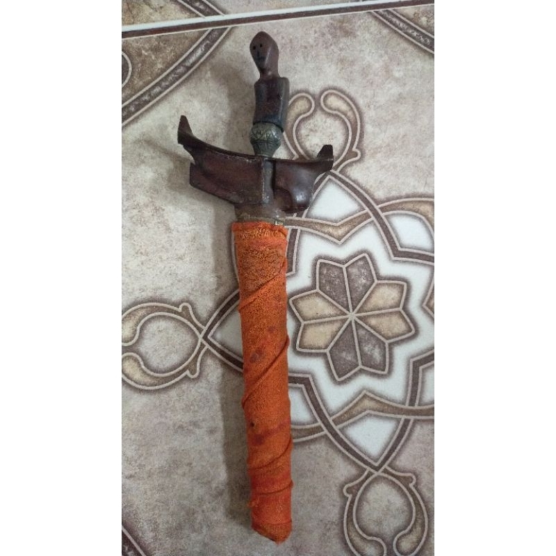 Keris Naga Melayu Palembang Sepuh dan deder tanduk rusa