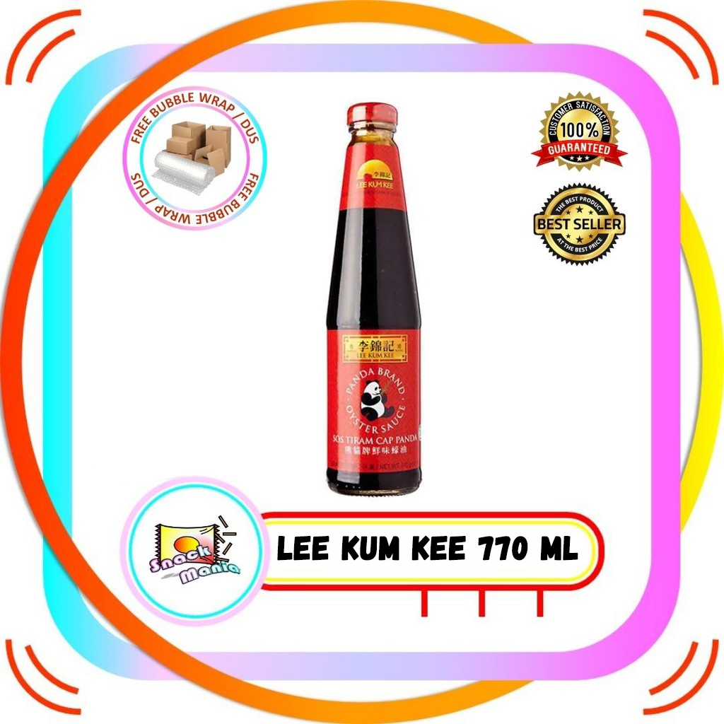 

Saos Tiram Lee Kum Kee Oyster Sauce Panda 770 ml Botol Besar