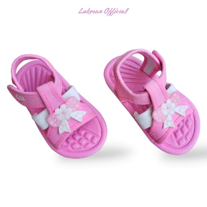 Sepatu sandal anak bayi balita perempuan untuk usia 6 bulan sampe 2 tahun