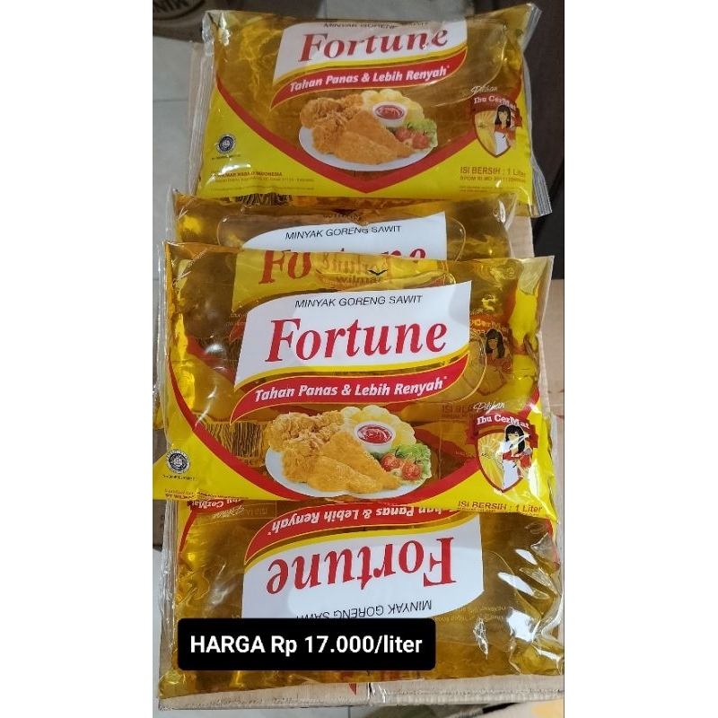 

MINYAK GORENG FORTUNE 1 LITER BANTAL