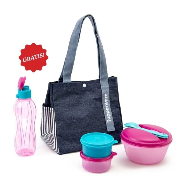 Jolly Lunch Set Tupperware set bekal dewasa anak remaja