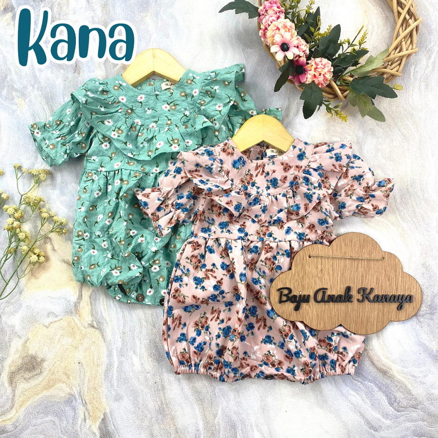 0-12 BULAN ROMPER BAYI KANA BAJU BAYI PEREMPUAN BY MYBEE (SNI)