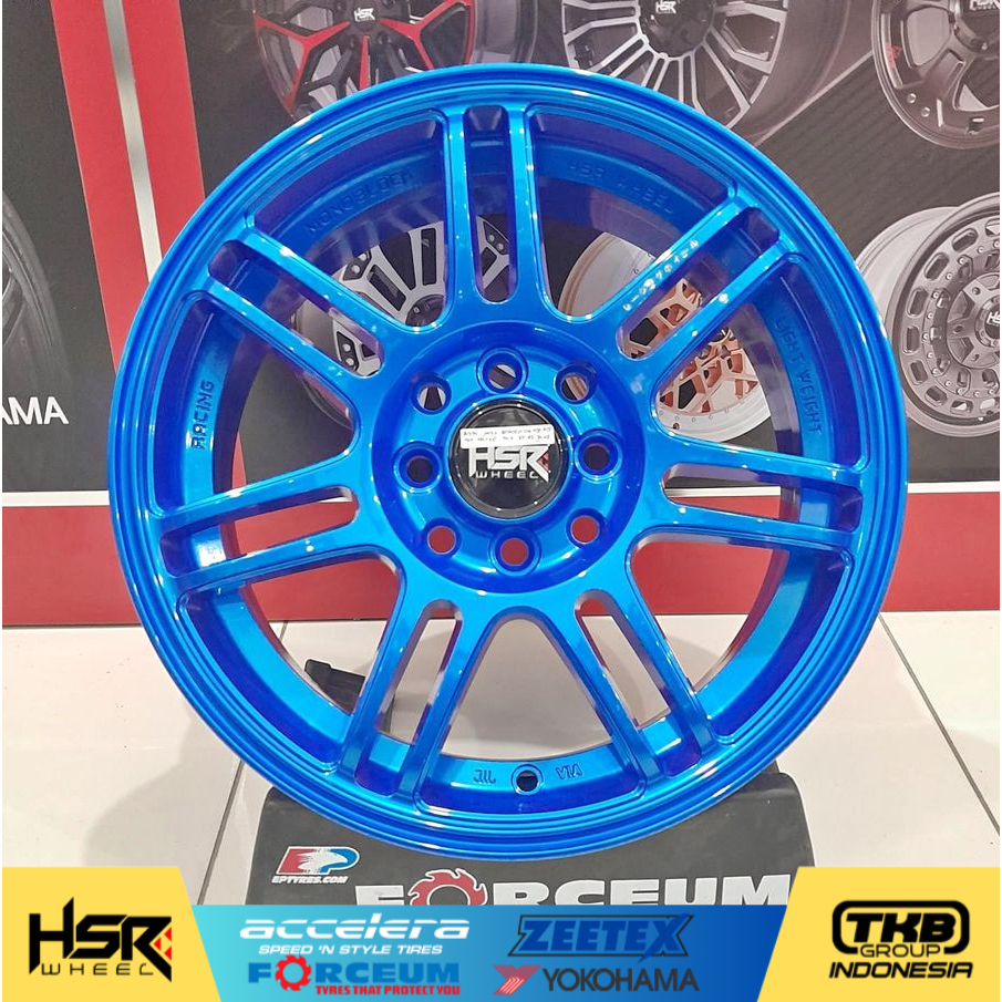 velg r15 warna biru hsr wheel ring 15 boon lebar 65 untuk brio agya ayla calya sigra city jazz yaris