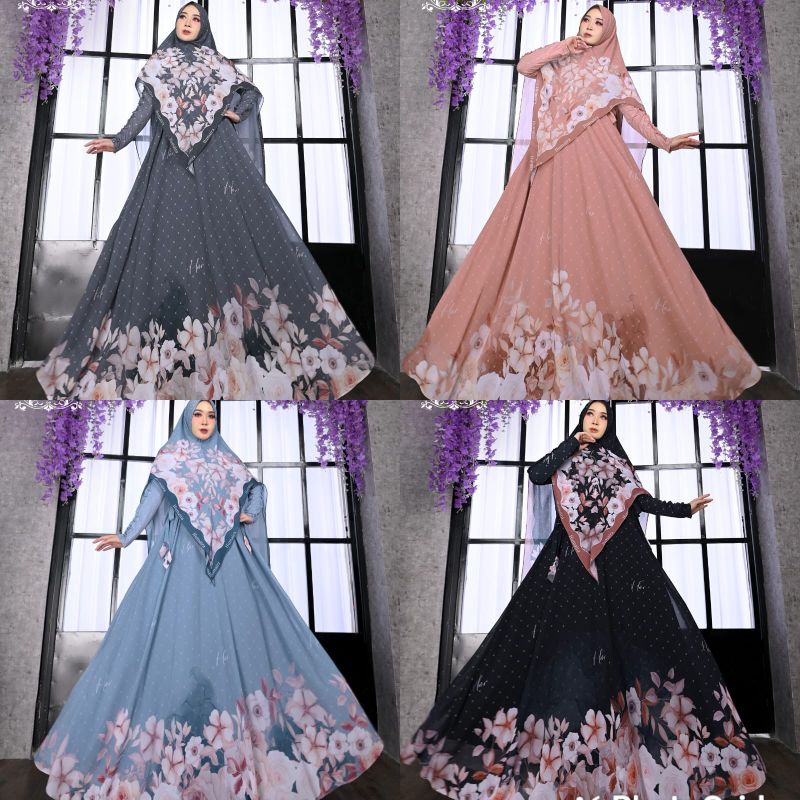 GAMIS SYAR'I PREMIUM NEW HUMAIRA JIVANA SERIES ORIGINAL COD