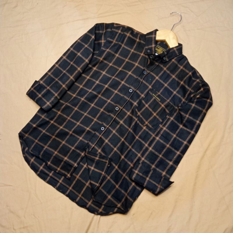 XS - 4XL KEMEJA FLANEL BESTSELLER KEMEJA FLANEL UNISEX LENGAN PANJANG