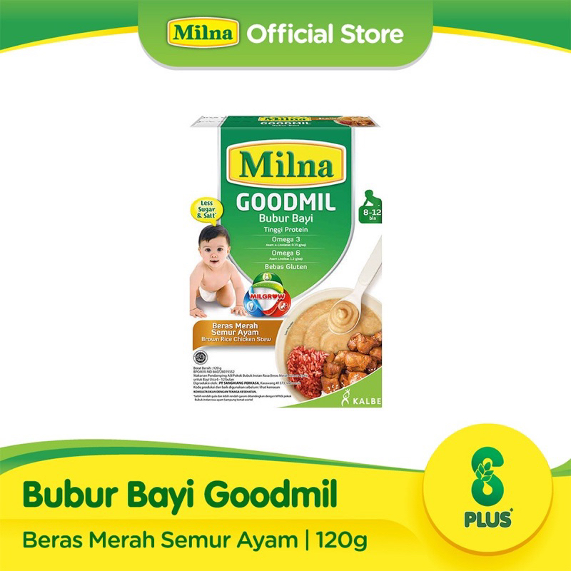 Milna goodmil bubur khusus bebas susu sapi - bubur bayi