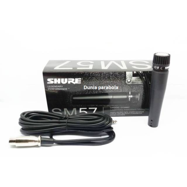 Mic Cable Kabel Shure SM 57 SM57 Instrument Original Mic Shure instrument kendang