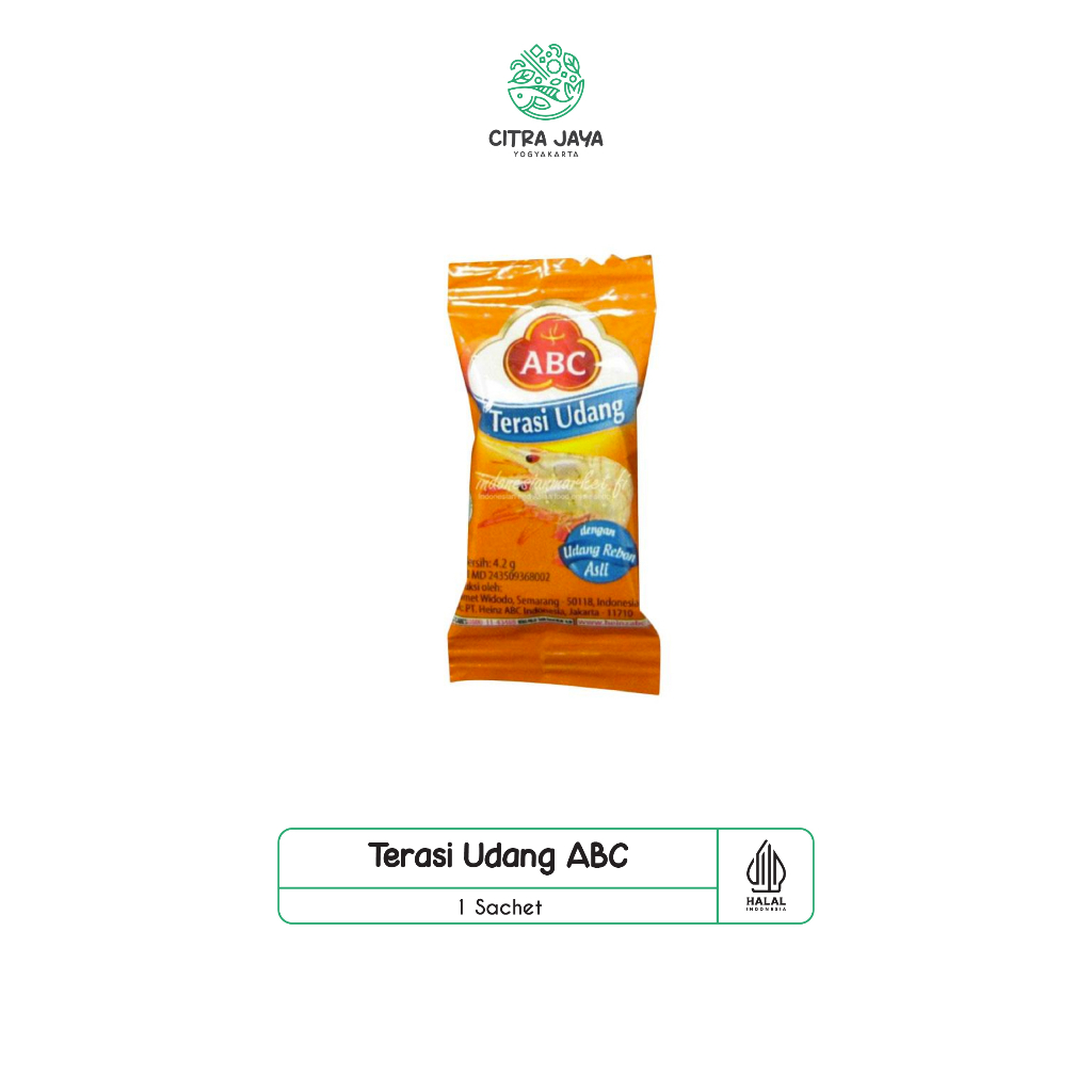 

Terasi Udang Abc 1pcs - Citra Jaya Yogyakarta