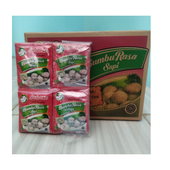 

sari daging/beef powder/Perasa Daging Sobaso 10gr