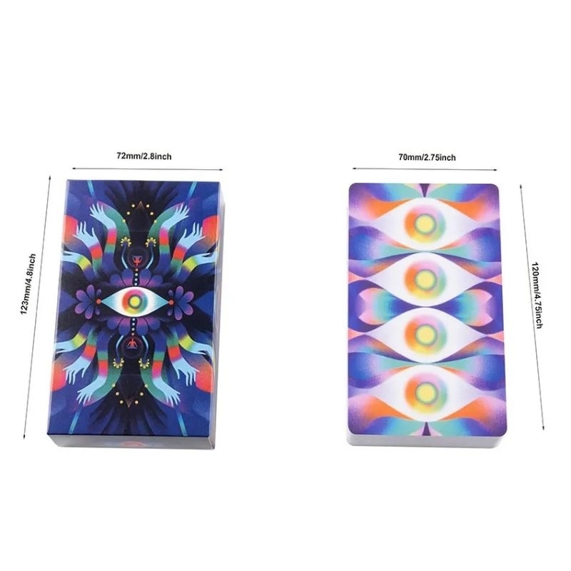 Dream Vision Tarot 12x7cm tanpa guide manual