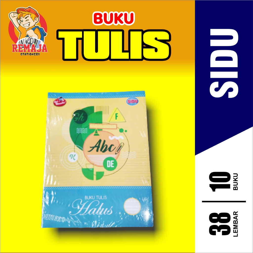 

BUKU HALUS SIDU isi 38 Lembar perpack 10 BUKU