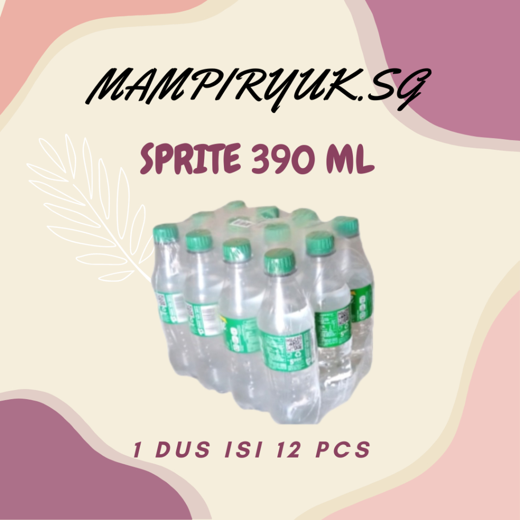 

[DUS/KARTON] SPRITE LEMON LIME BOTOL 390ML 1 DUS ISI 12 PCS